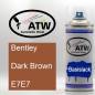 Preview: Bentley, Dark Brown, E7E7: 400ml Sprühdose, von ATW Autoteile West.